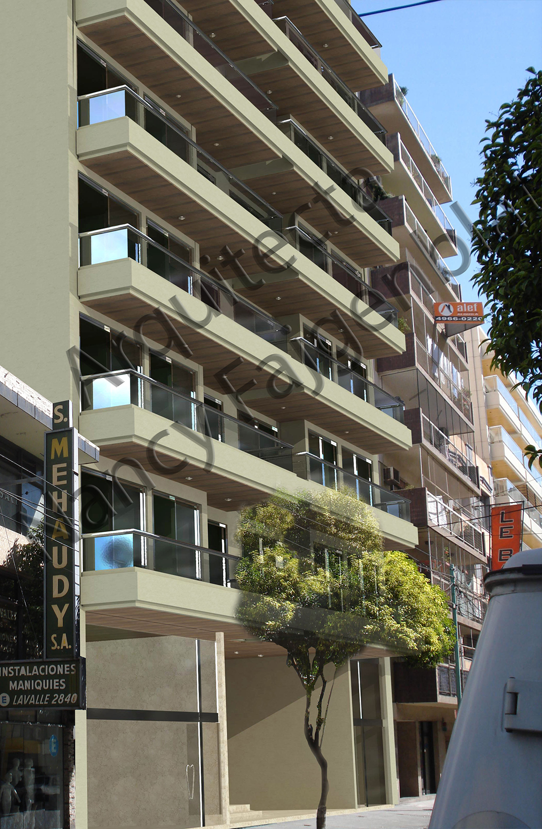 Proyecto de edificio de viviendas.