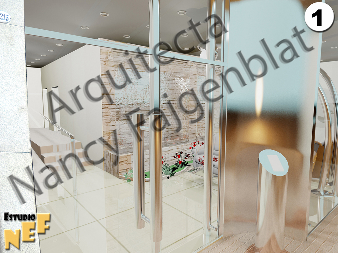 Hall de edificio en Buenos Aires, Argentina