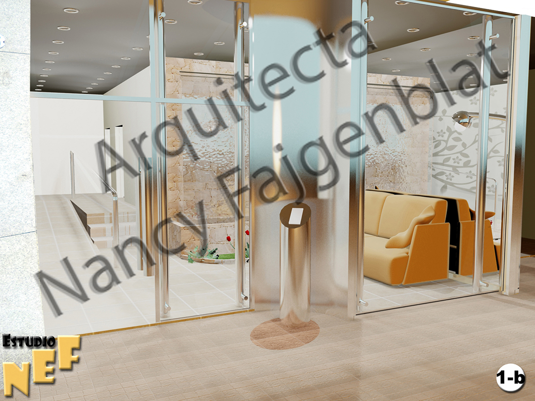 Hall de edificio en Buenos Aires, Argentina