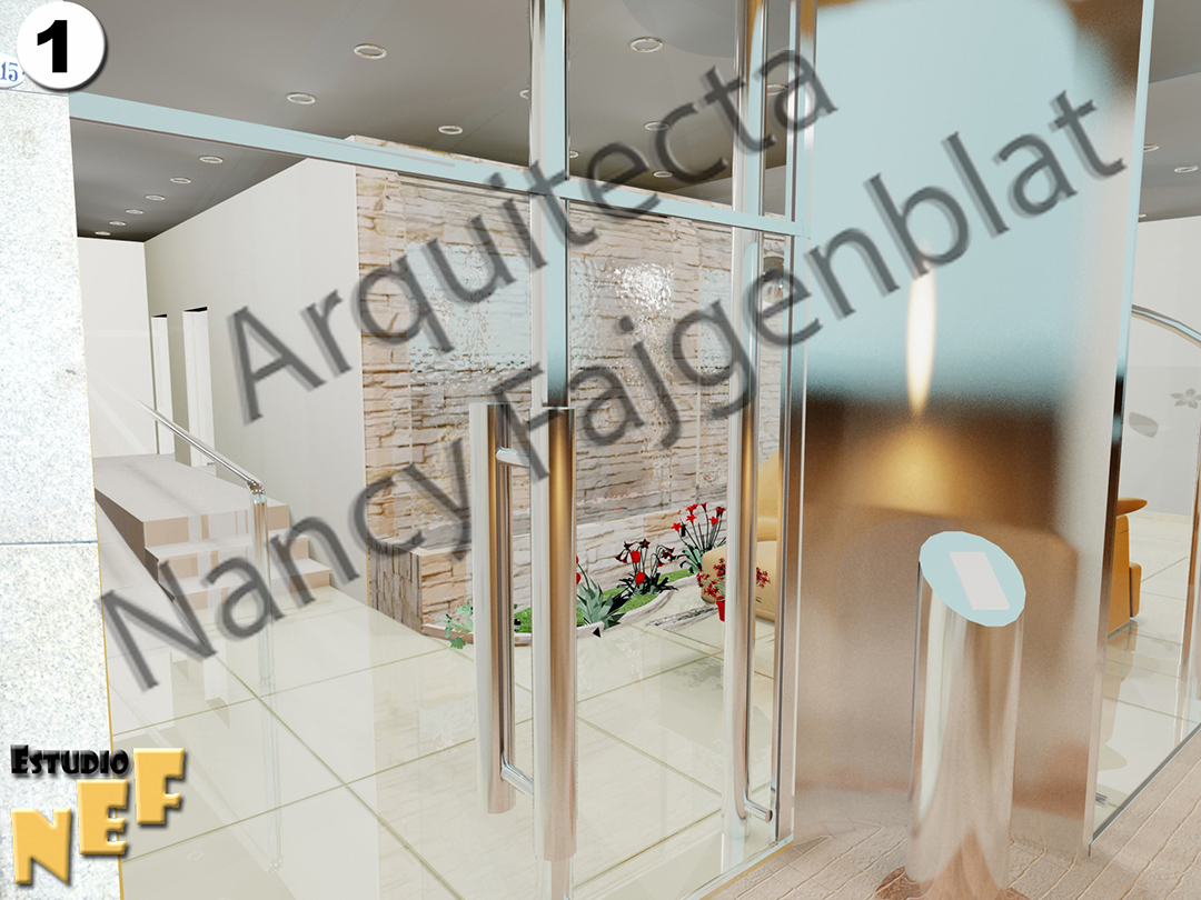 Hall de edificio en Buenos Aires, Argentina