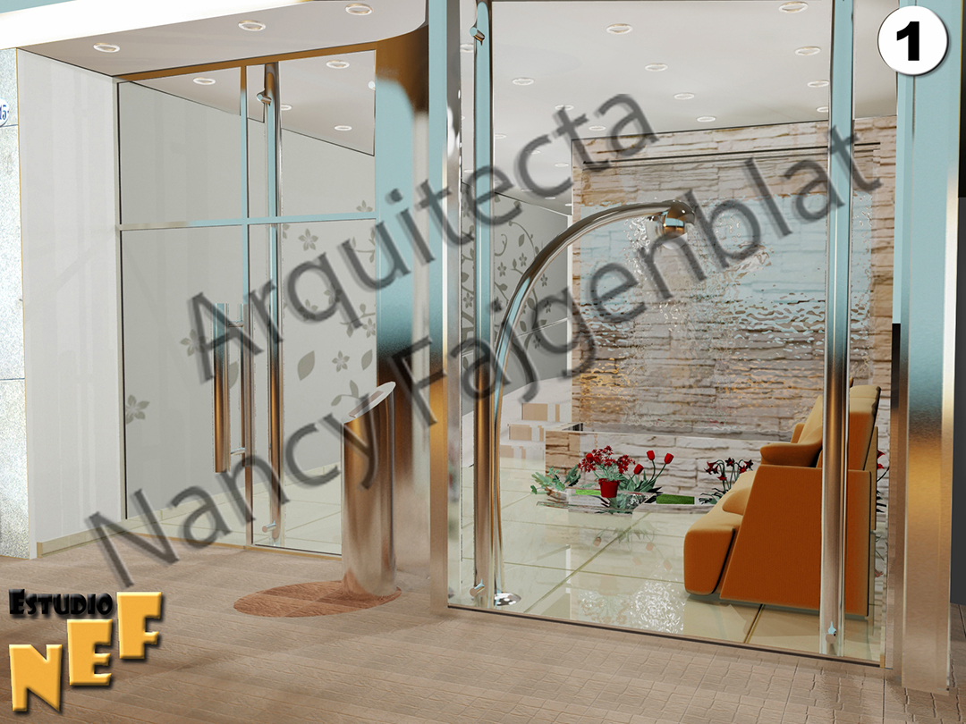 Hall de edificio en Buenos Aires, Argentina