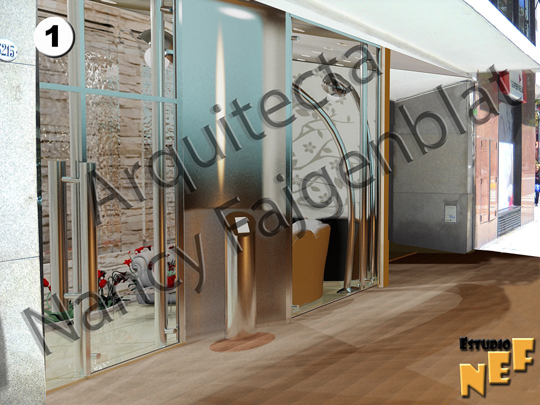 Hall de edificio en Buenos Aires, Argentina