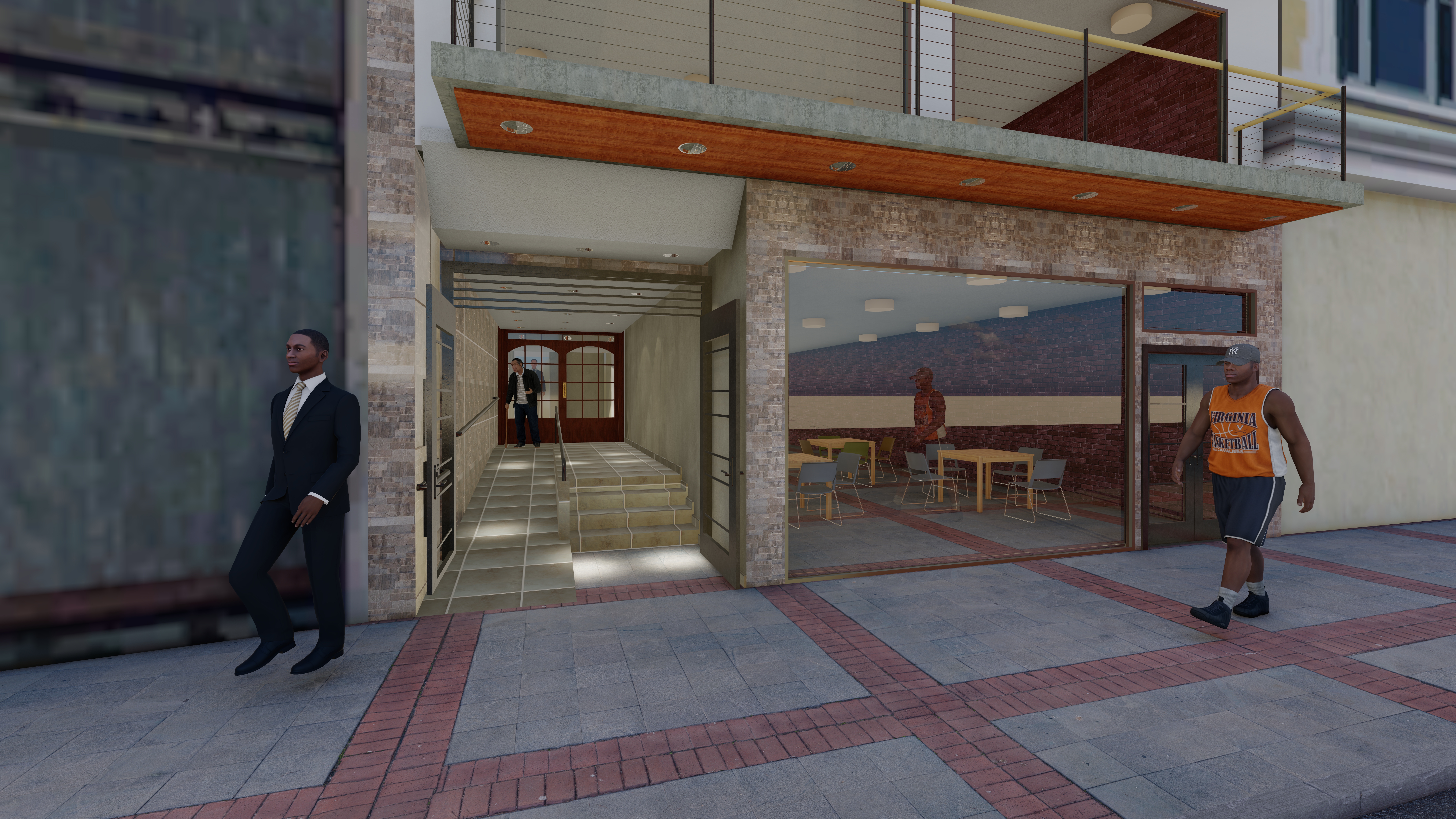 Hall de edificio en Buenos Aires, Argentina