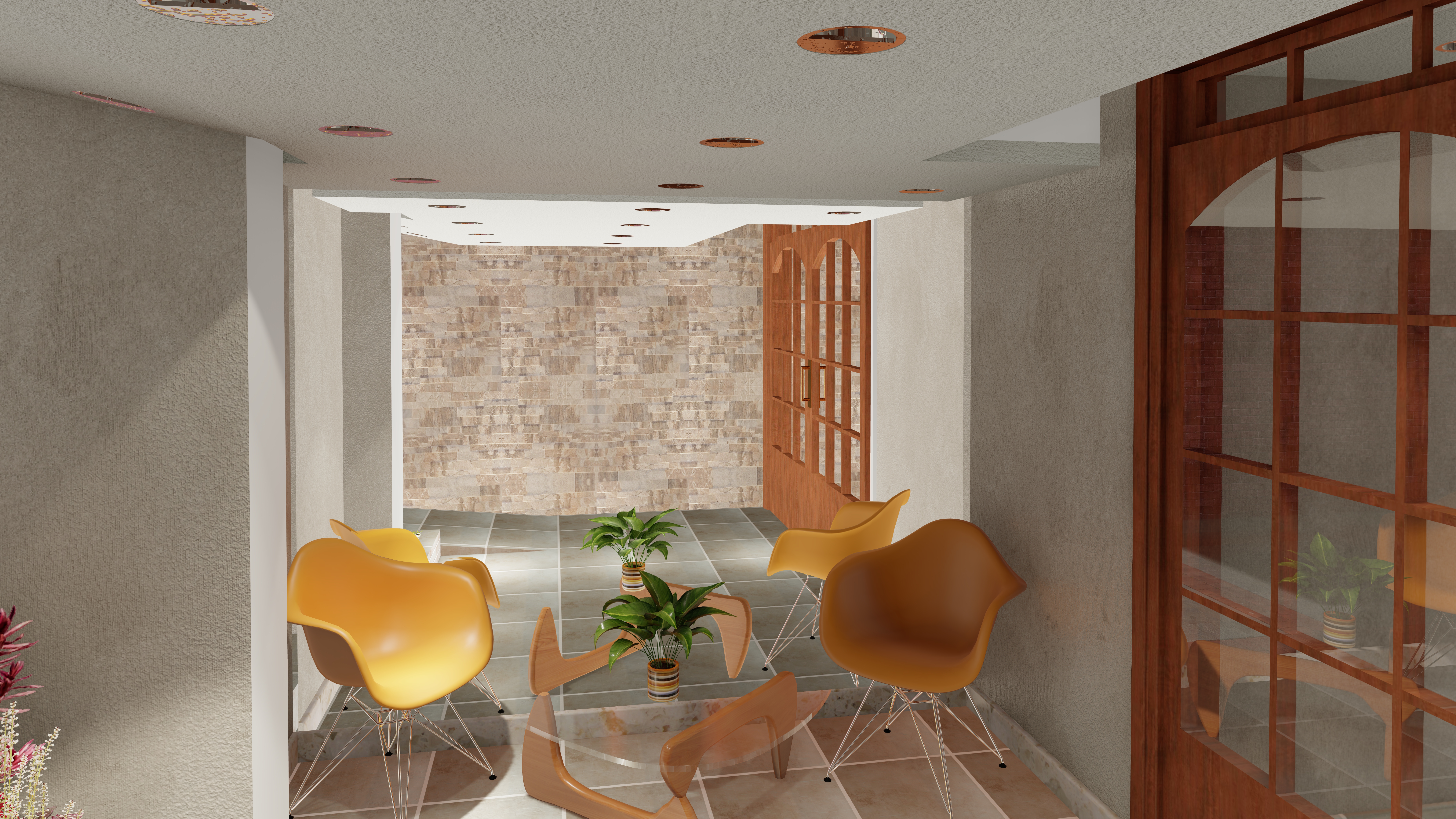 Hall de edificio en Buenos Aires, Argentina