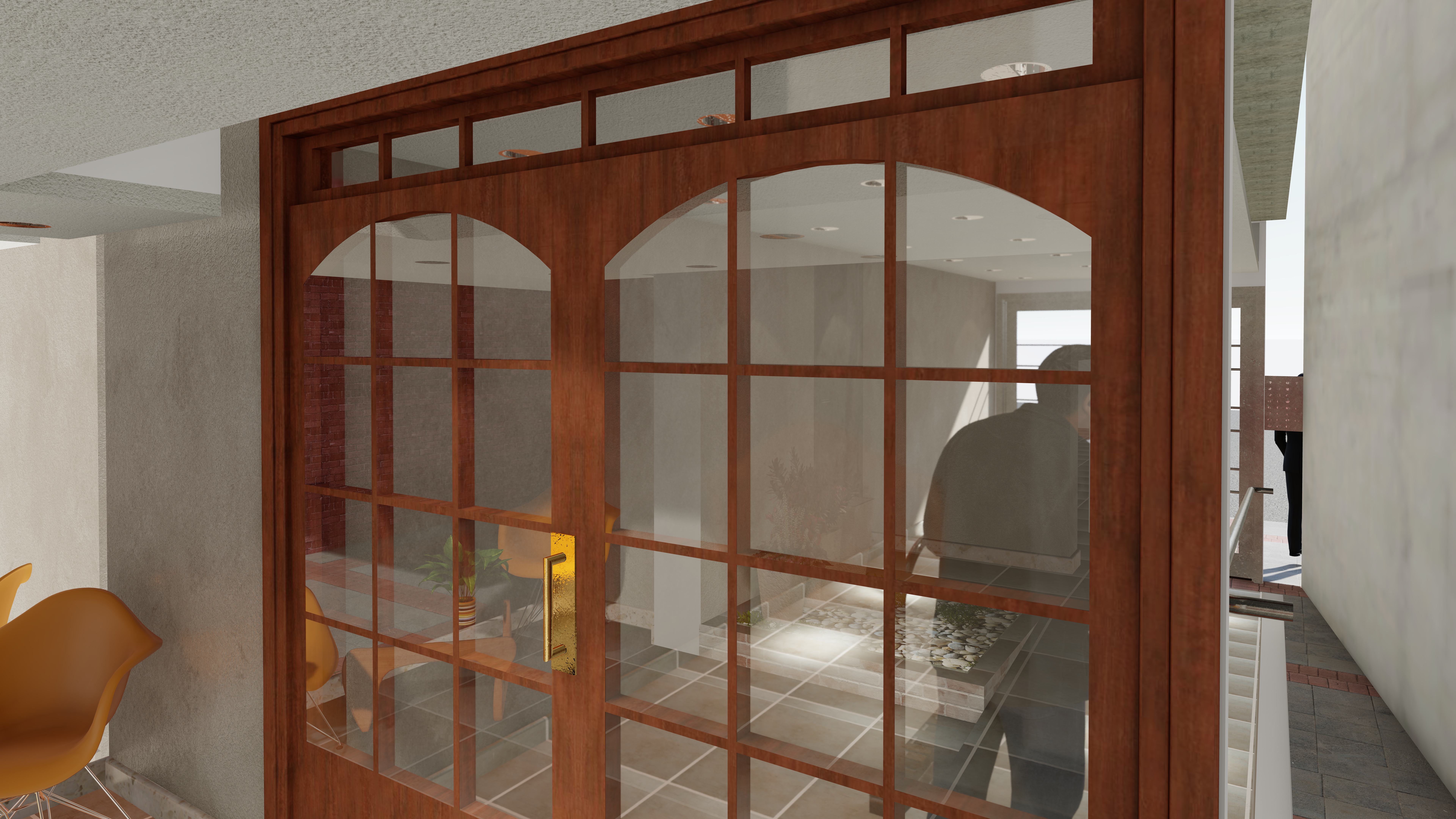 Hall de edificio en Buenos Aires, Argentina