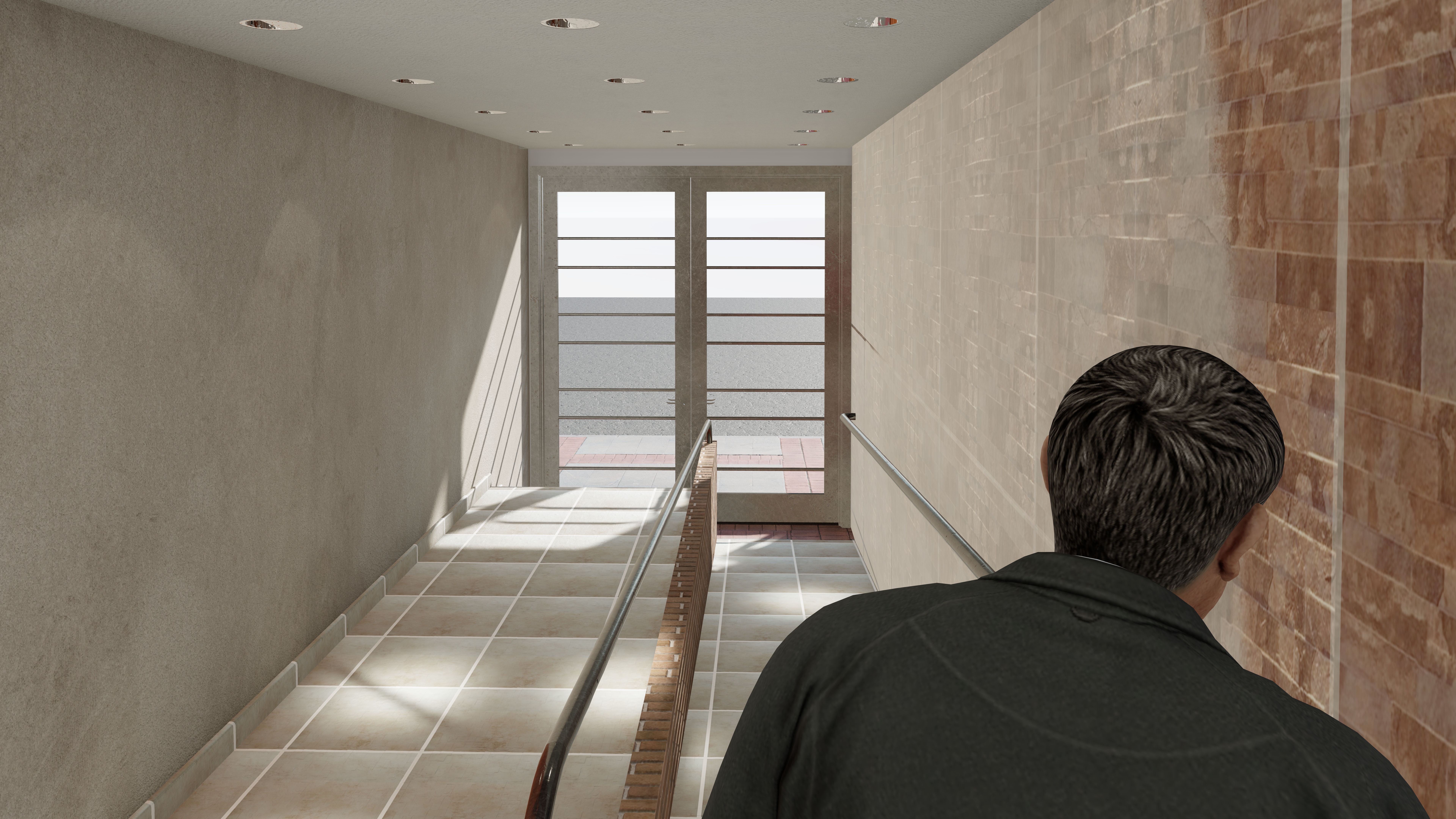 Hall de edificio en Buenos Aires, Argentina