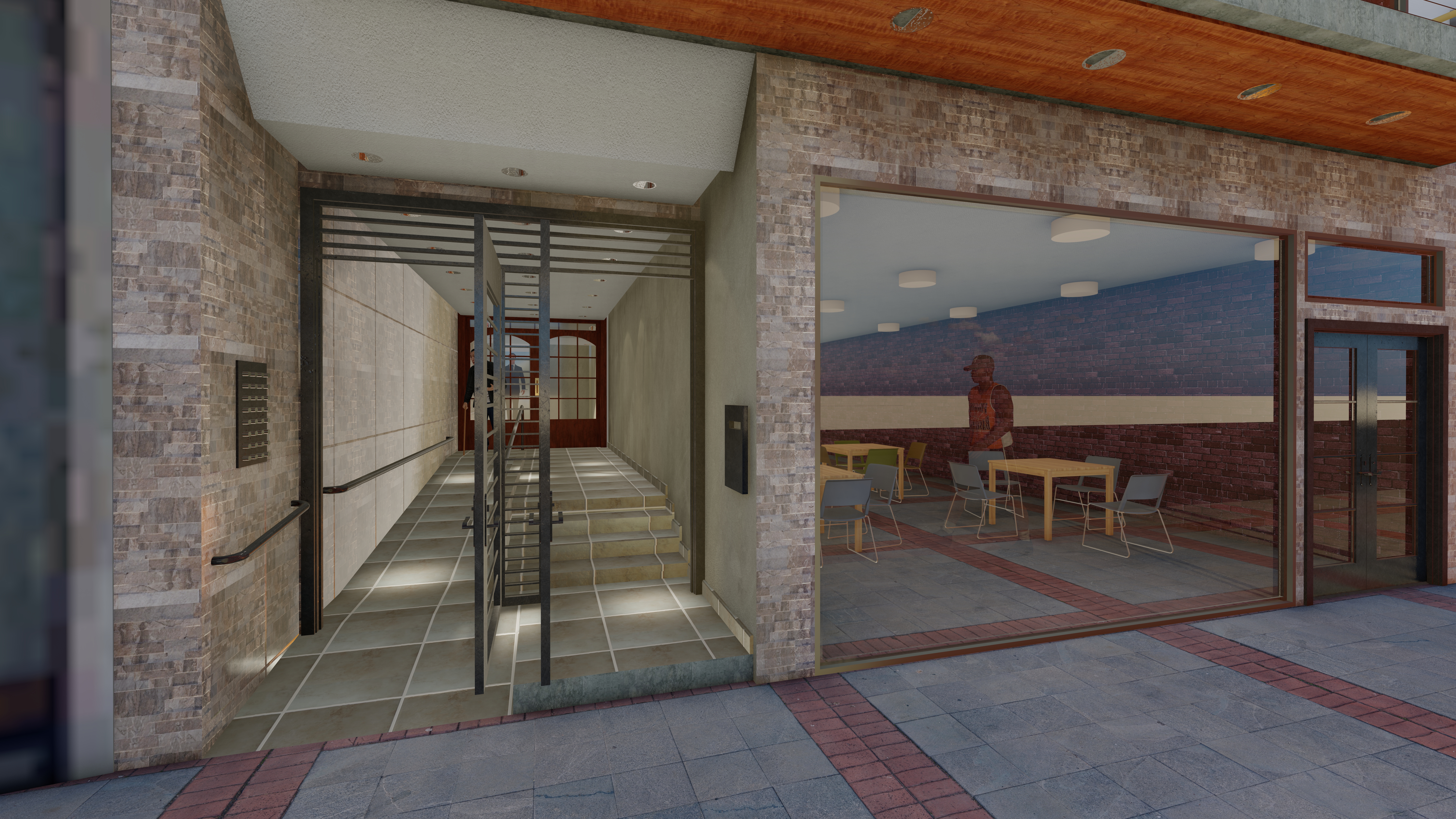 Hall de edificio en Buenos Aires, Argentina