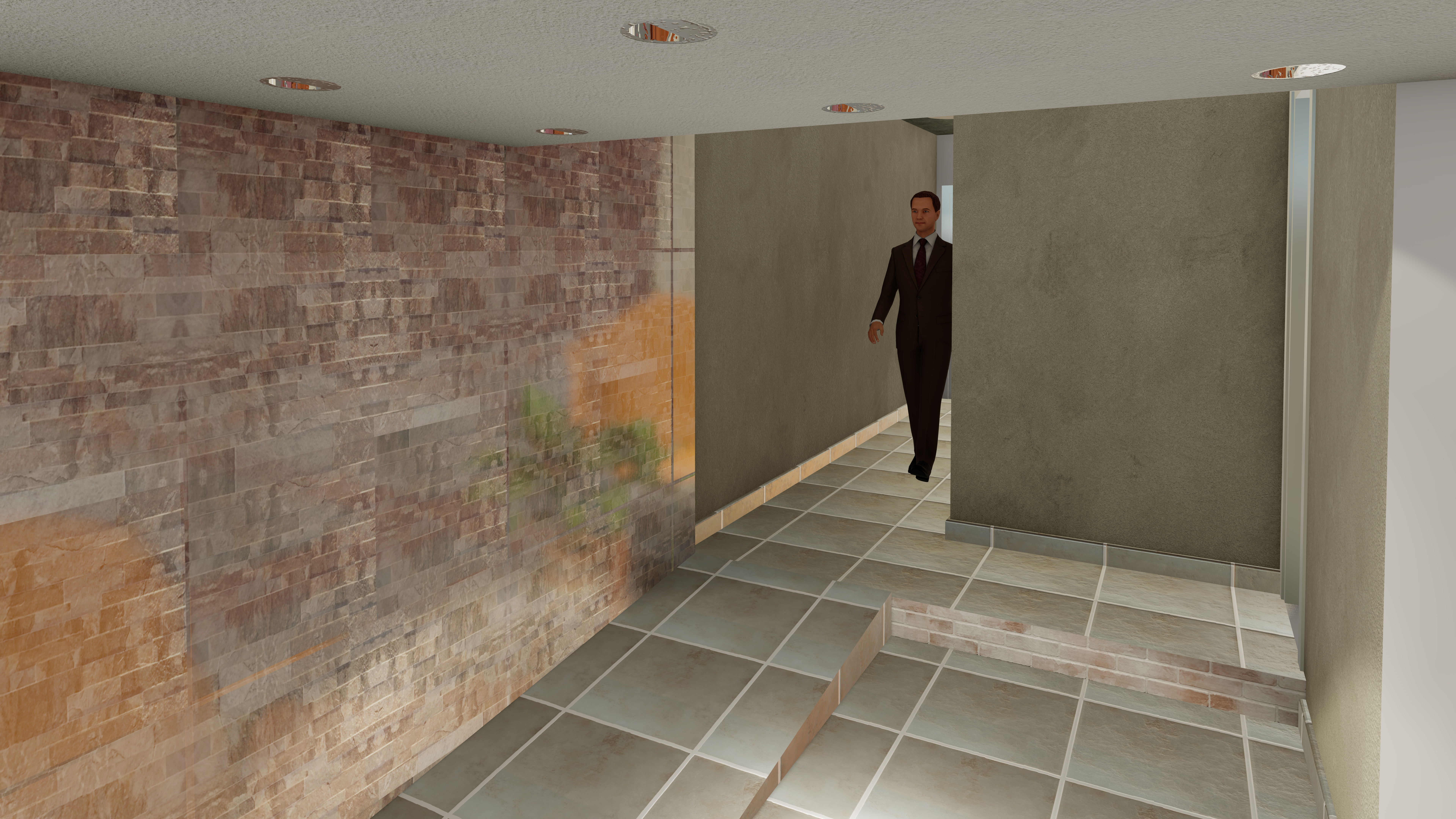 Hall de edificio en Buenos Aires, Argentina