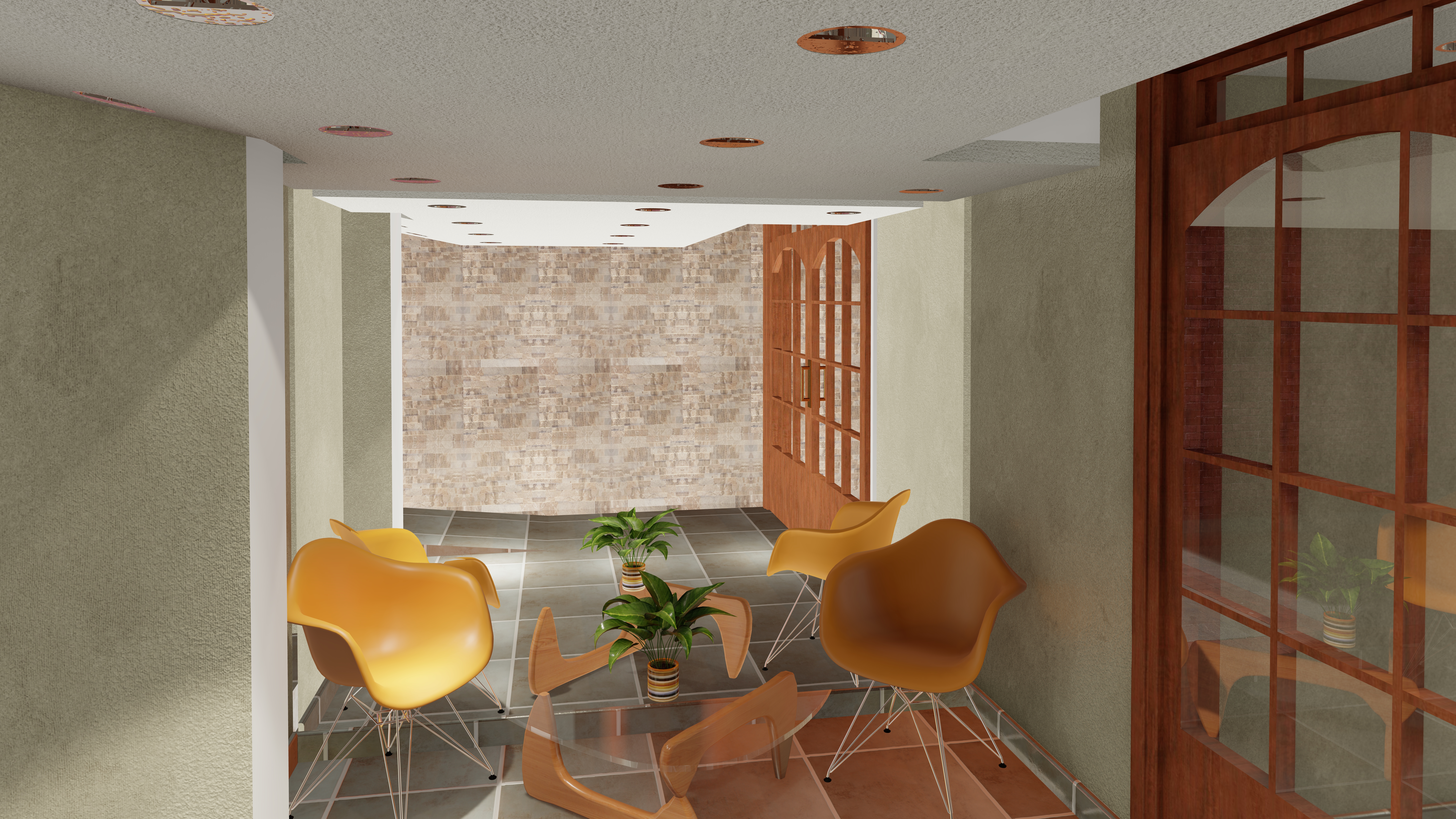 Hall de edificio en Buenos Aires, Argentina