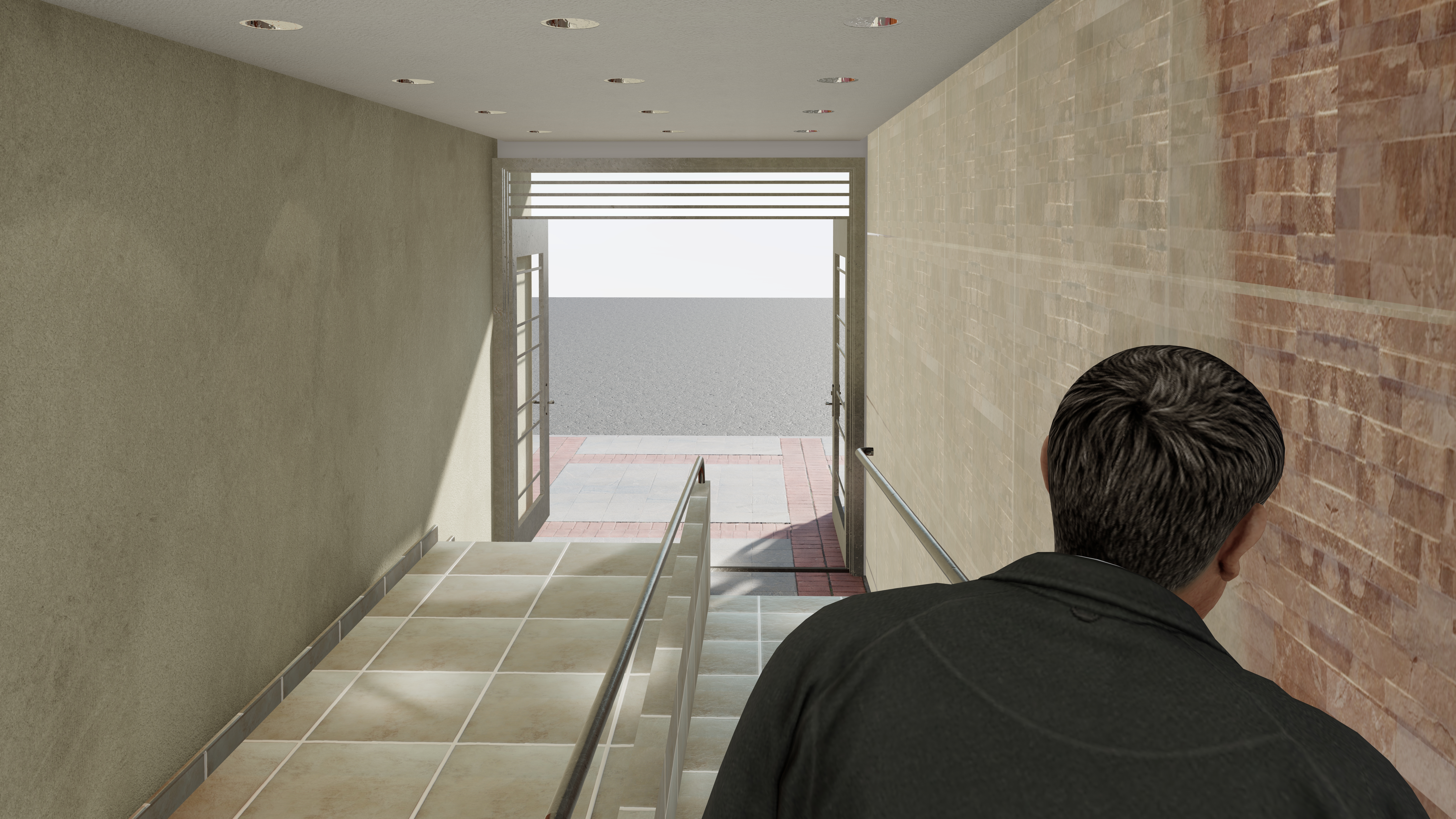 Hall de edificio en Buenos Aires, Argentina