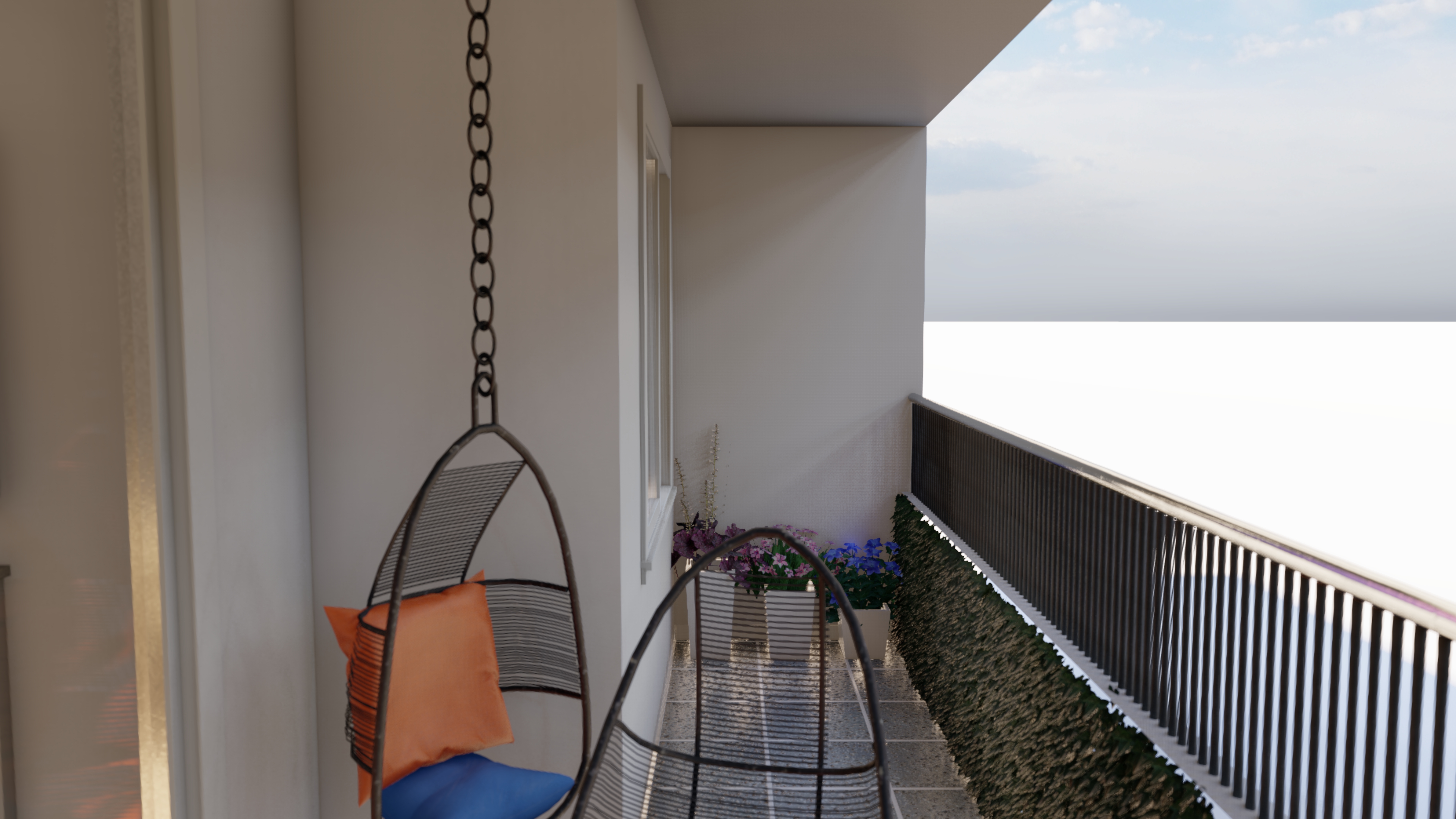 Diseño de interiores de departamento