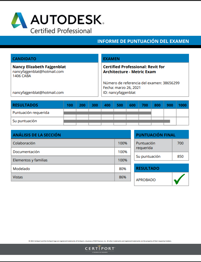 Certificación Revit Arquitectura