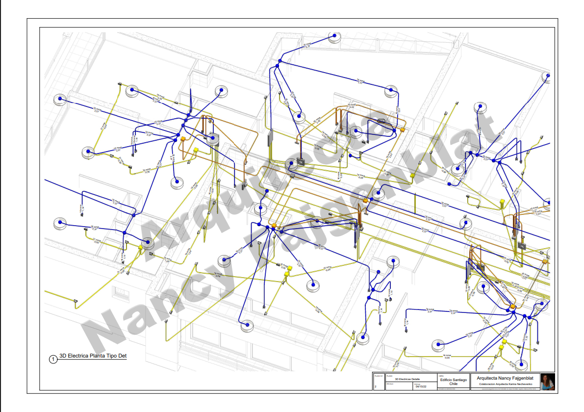 Instalación Sanitaria y Eléctrica en edificio de viviendas
