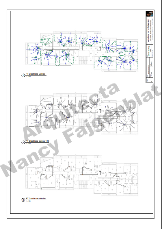 Instalación Sanitaria y Eléctrica en edificio de viviendas