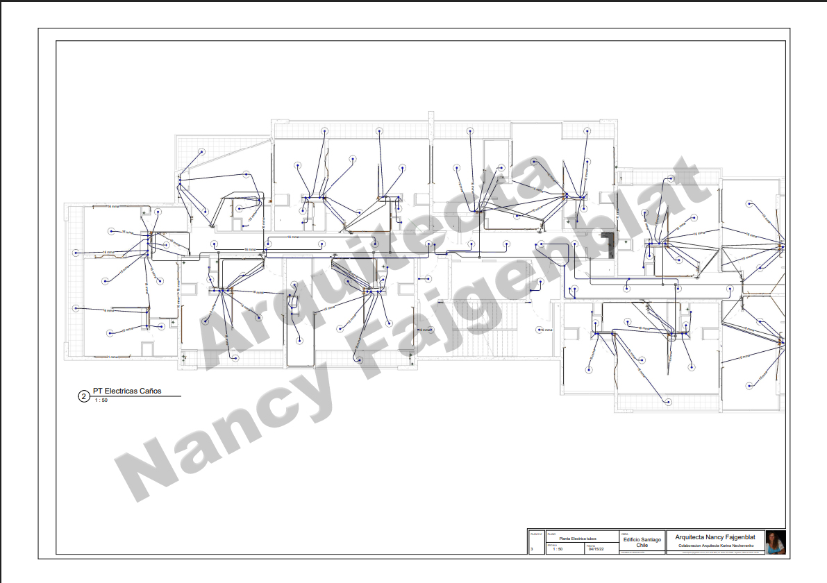 Instalación Sanitaria y Eléctrica en edificio de viviendas